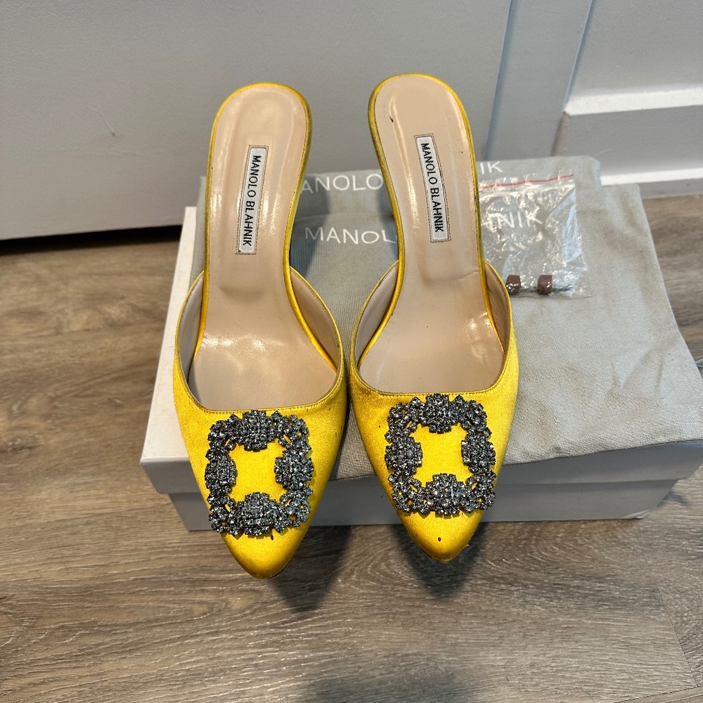 Manolo Blahnik mules